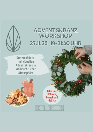 Flyer - Adventskranz Workshop