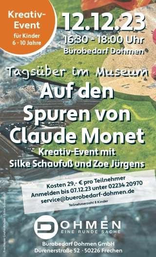 Flyer - Auf den Spuren von Claude Monet