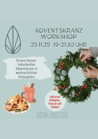 Flyer - Adventskranz Workshop