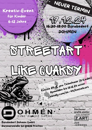 Flyer - Streetart like Quaksy